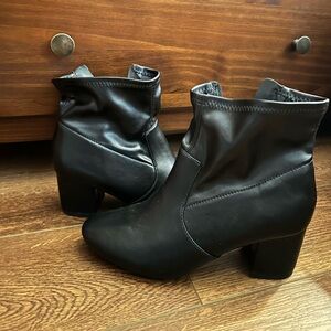 Black Heeled Booties